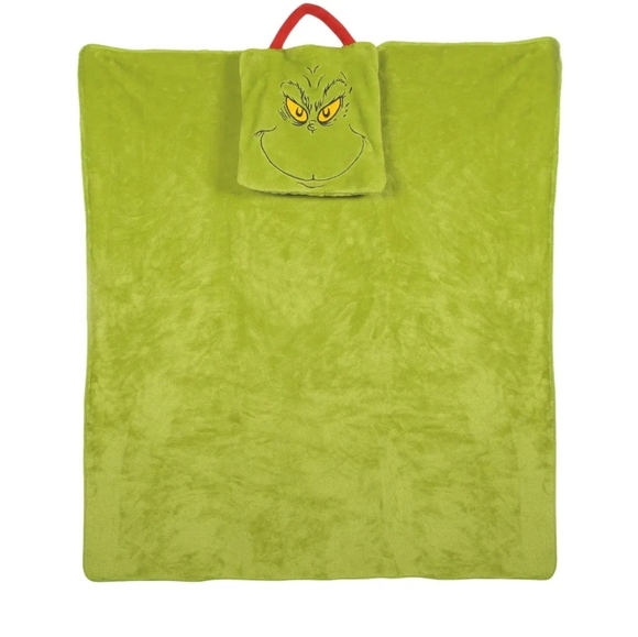Grinch Travel Blanket 36 x 40" - Picture 2 of 4